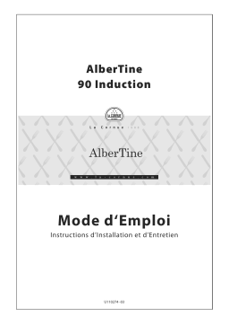 La Cornue Cornufé Albertine Induction Guide d'installation
