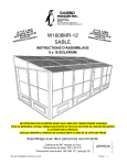 W1608MR-12 Solarium : Instructions + Chat IA