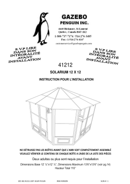 Solarium 12x12 Instructions + Chat IA & PDF