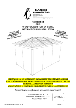 Gazebo Penguin 43202MR-32: Chat IA & PDF