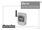 Motorline GSM-M170 Manuel du propri&eacute;taire