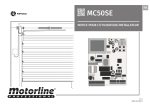 Motorline MC50SE : Guide Utilisateur, AI Chat &amp; PDF