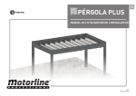 Motorline P&Eacute;RGOLA PLUS Manuel du propri&eacute;taire