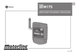 Motorline GSM-M175 Manuel du propri&eacute;taire