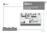 Motorline MC10-11 Manuel du propri&eacute;taire