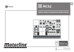 Motorline MC62 Manuel du propri&eacute;taire