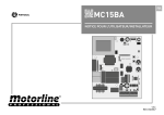 Motorline MC15-BA Manuel du propri&eacute;taire