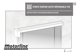 Motorline FIX Porte rapide: Guide d'installation + IA