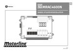 Motorline MRAC4600N Manuel du propri&eacute;taire