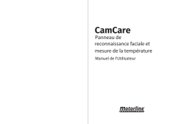 Motorline CAMCARE Manuel du propriétaire