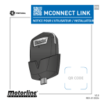 Motorline MCONNECT LINK Manuel du propri&eacute;taire