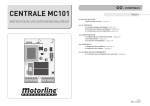 Motorline MC101 Manuel d'Utilisation | AI Chat &amp; PDF