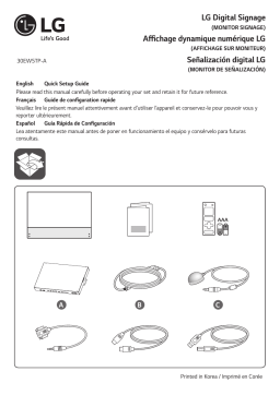 LG 30EW5TP-A Guide d'installation rapide + Chat IA