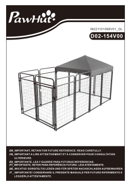 PawHut D02-154V00 Parc Animalier | Chat IA & PDF