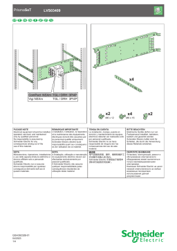 Schneider Electric LVS03409 Guide d'installation