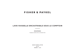 Fisher & Paykel DW24UT2I2 Mode d'emploi