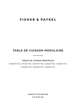 Fisher & Paykel CI604DTTB1 Mode d'emploi