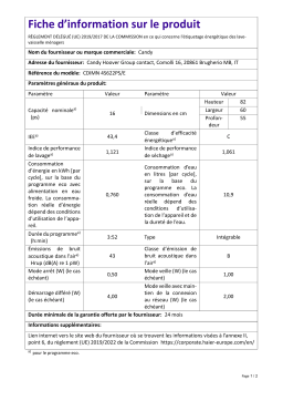Candy CDIMN 4S622PS/E | Chat IA et PDF