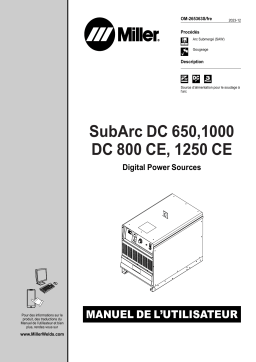 Miller SubArc DC : Manuel d'Utilisateur + Chat IA