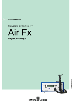 Interacoustics Air Fx Mode d'emploi