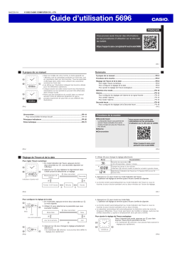Casio AQ-800EB Manuel utilisateur