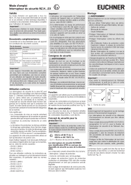 NZ H...EX Mode d'emploi EUCHNER | IA Chat & PDF