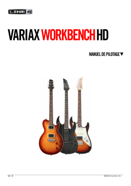 Line 6 Variax Workbench HD Mode d'emploi