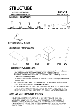 STRUCTUBE Connor Manuel utilisateur