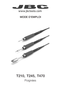 Manuel JBC T210, T245, T470 : Assistance IA et PDF