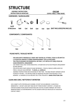 STRUCTUBE OSCAR Manuel utilisateur