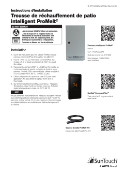 SunTouch PMSPWK-200 Guide d'installation