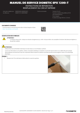 Dometic SPX 1200-T : Manuel de service + Chat IA