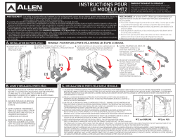 Allen Sports Mt2 Manuel du propriétaire