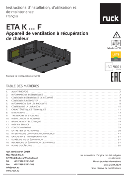 Ruck ETA K 2800 F WOJL Manuel du propriétaire