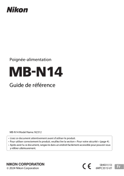 Nikon MB-N14 Guide de référence | AI Chat & PDF Access