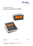 Minebea Intec Process Indicator X2 PR 5310 Manuel du propri&eacute;taire