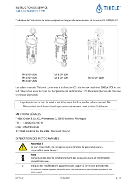 THIELE TM Palans Manuels : Chat IA et PDF