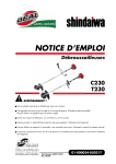 Manuels Shindaiwa T230, C230 | Chat IA &amp; PDF