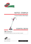 ESSENTIEL-CBE700 Coupe-Bordure | IA Chat &amp; PDF