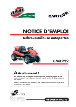 Notice d'emploi CANYCOM CMX222 | Aide IA & PDF