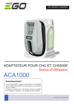 ACA1000 Notice d'Utilisation | AI Chat & PDF