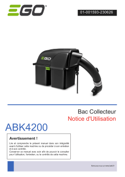 EGO ABK4200 Notice d'Utilisation | AI Chat & PDF