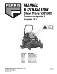 Ferris IS2500ZY24D52RDCE, -, IS2500ZY24D61RDCE Manuel du propri&eacute;taire