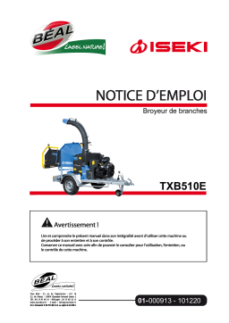 ISEKI TXB510E Manuel du propriétaire