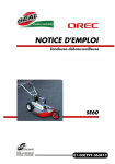 OREC SE60 Manuel d'Utilisation | AI Chat &amp; PDF