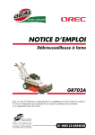 Notice d'emploi OREC GR703A | AI Chat &amp; PDF Download