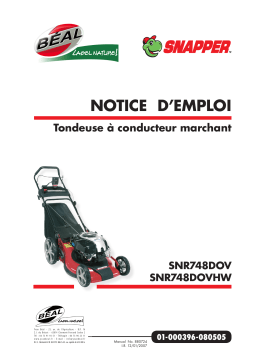 SNR748DOV/HW Notice d'emploi + AI Chat & PDF