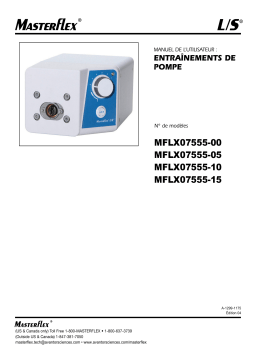 Masterflex MFLX77910-70 Manuel du propriétaire