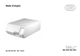 W&H Lexa MINI (RIS-303 RIS-305 2024) Mode d'emploi