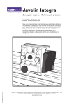 KEENCUT Javelin Integra Manuel du propri&eacute;taire